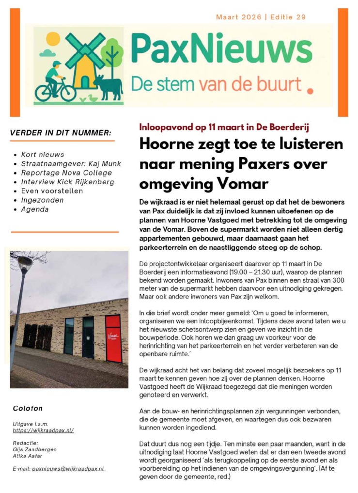 Front PaxNieuws 29